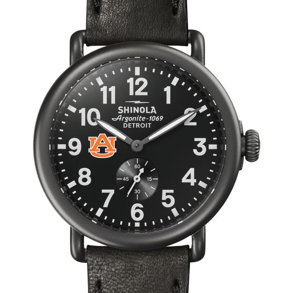 Auburn Shinola Watch, The Runwell 41mm Black Dial - Image 1