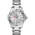 SMU Men's TAG Heuer Steel Aquaracer with Silver Dial - Image 2
