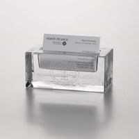 NC State Glass Business Cardholder by Simon Pearce