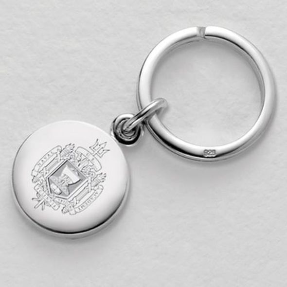 Naval Academy Sterling Silver Key Ring - Image 1
