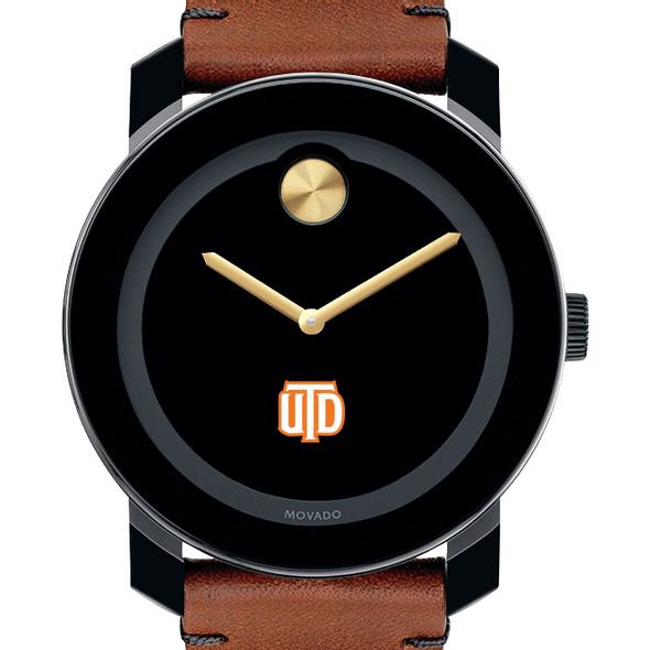 The University of Texas at Dallas Men's Movado BOLD with Brown Leather Strap - Image 1