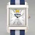 University of Michigan Collegiate Watch with NATO Strap for Men - Image 1