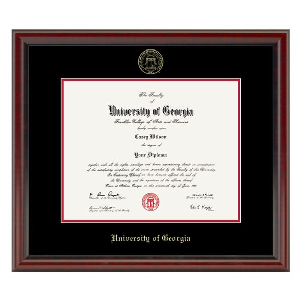 University of Georgia Diploma Frame, the Fidelitas - Image 1
