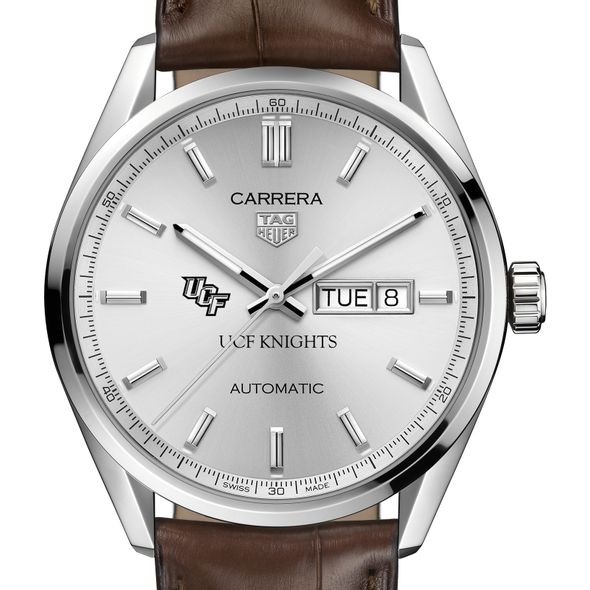 UCF Men's TAG Heuer Automatic Day/Date Carrera with Silver Dial - Image 1