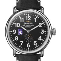 Northwestern Shinola Watch, The Runwell 47mm Black Dial