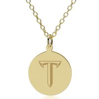 Troy 18K Gold Pendant & Chain