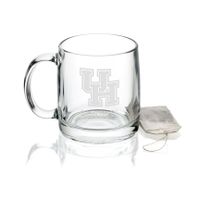 University of Houston 13 oz Glass Coffee Mug