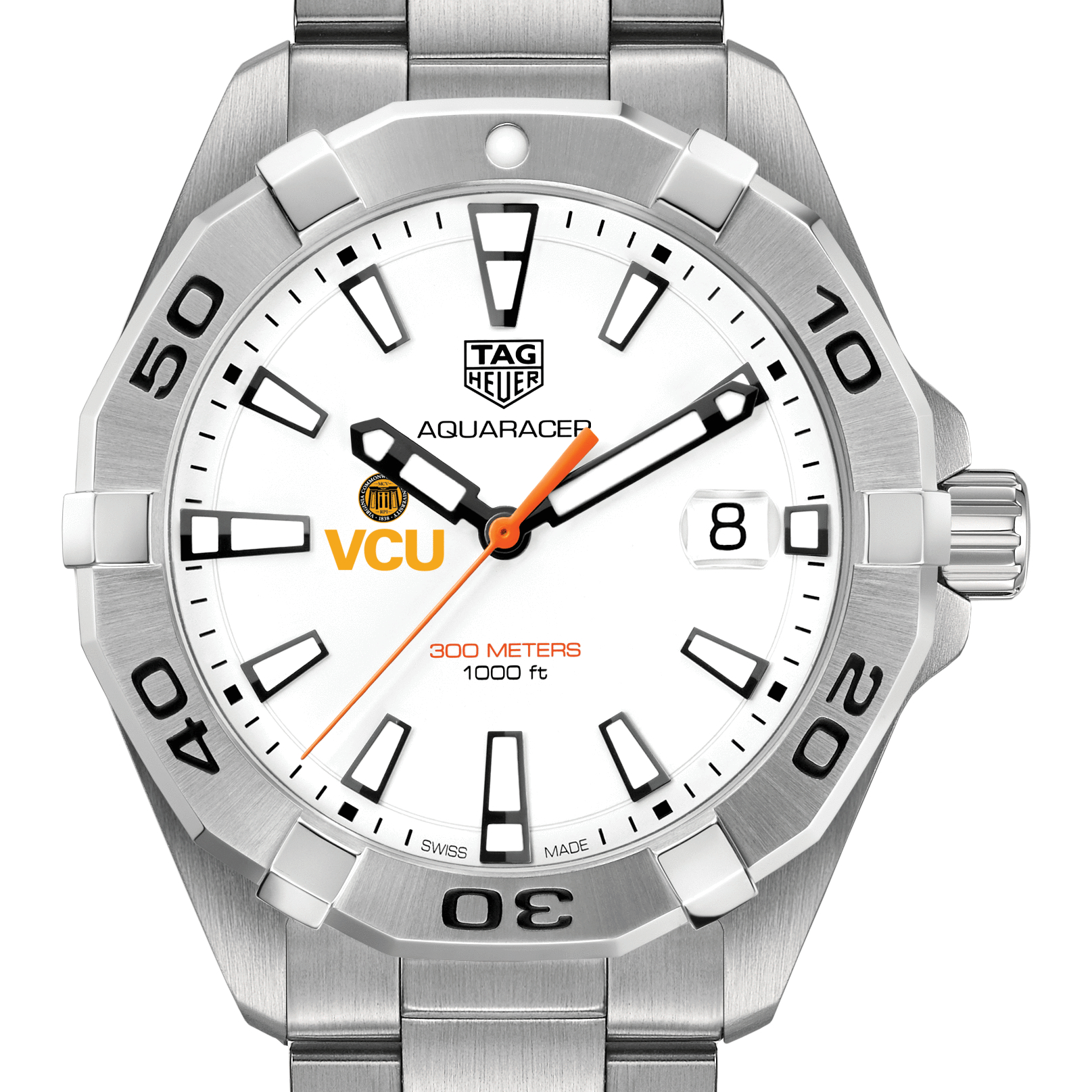 VCU Men's TAG Heuer Steel Aquaracer