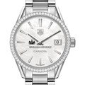 click to view Seton Hall Women's TAG Heuer Steel Carrera with MOP Dial & Diamond Bezel - Image 1