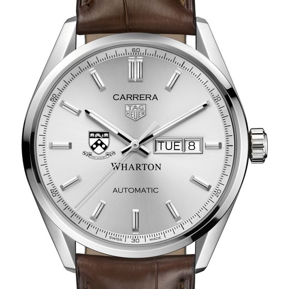 Wharton Men's TAG Heuer Automatic Day/Date Carrera with Silver Dial - Image 1