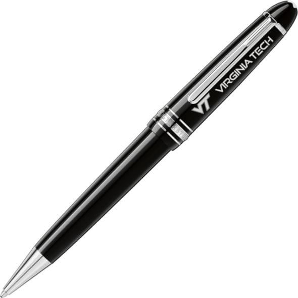 Virginia Tech Montblanc Meisterstück Midsize Ballpoint Pen in Platinum