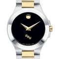 Oral Roberts Women's Movado Collection Two-Tone Watch with Black Dial - Image 1