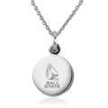 Ball State Necklace with Charm in Sterling Silver - Image 1