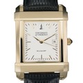 Vermont Men's Gold Quad with Leather Strap - Image 1