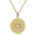 Notre Dame 18K Gold Pendant & Chain - Image 1