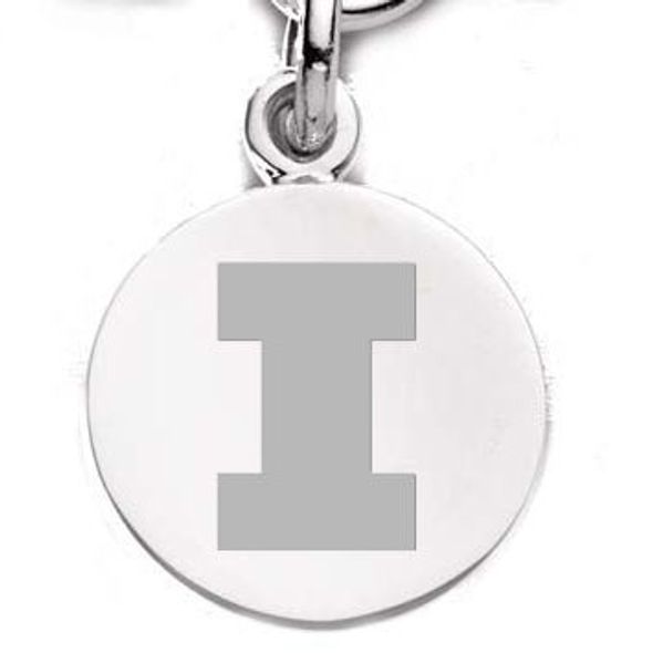 University of Illinois Sterling Silver Charm - Image 1