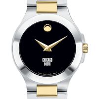 Chicago Booth Women's Movado Collection Two-Tone Watch with Black Dial