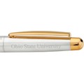 Ohio State Fountain Pen in Sterling Silver with Gold Trim - Image 2