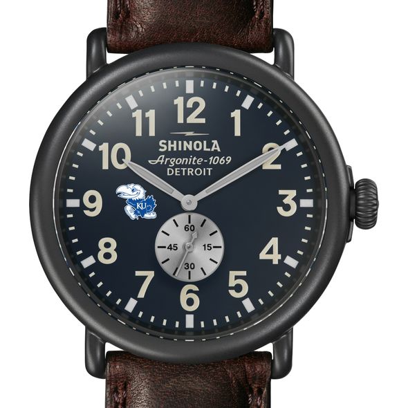 Kansas Shinola Watch, The Runwell 47mm Midnight Blue Dial - Image 1