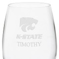 Kansas State Red Wine Glasses - Set of 2 - Image 3