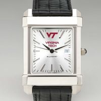 Virginia Tech Men's Collegiate Watch with Leather Strap