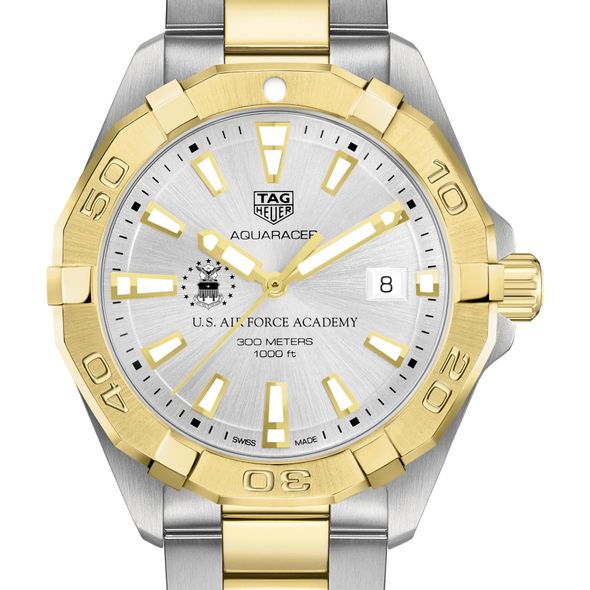 US Air Force Academy Men's TAG Heuer Two-Tone Aquaracer