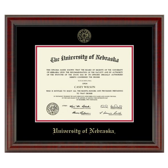 Nebraska Diploma Frame, the Fidelitas - Image 1