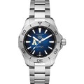 Appalachian State Men's TAG Heuer Steel Automatic Aquaracer with Blue Sunray Dial - Image 2