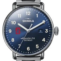 Stanford Shinola Watch, The Canfield 43mm Blue Dial