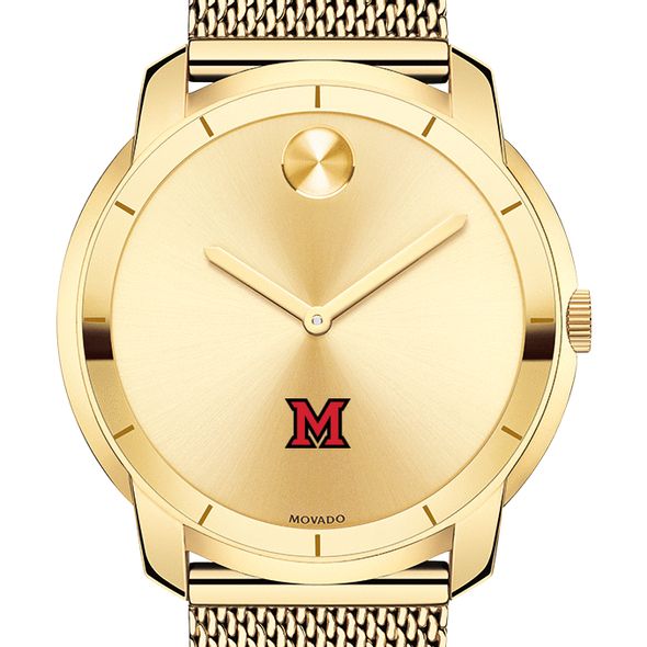 Miami University Men's Movado Gold Bold 44