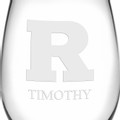 Rutgers Stemless Wine Glasses Made in the USA - Set of 2 - Image 3