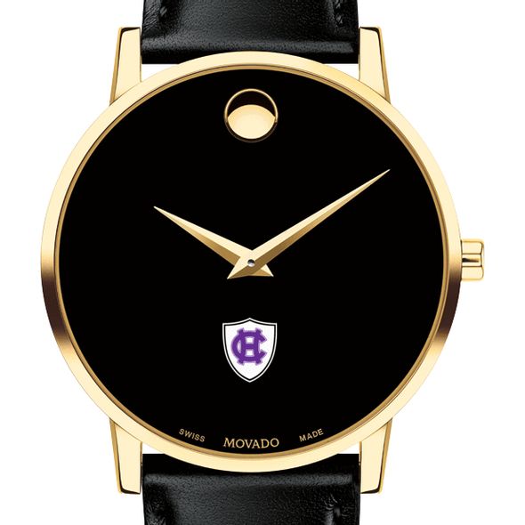 Holy Cross Men's Movado Gold Museum Classic Leather - Image 1