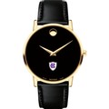 Holy Cross Men's Movado Gold Museum Classic Leather - Image 2