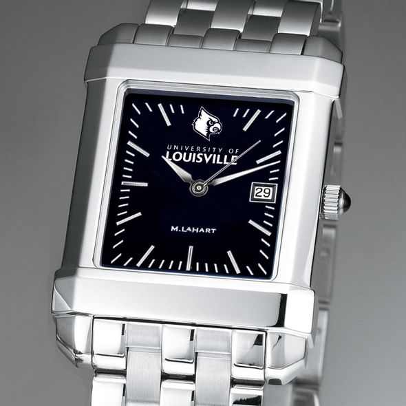 University of Louisville Men's Black Quad with Bracelet