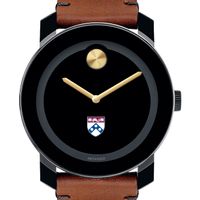 University of Pennsylvania Men's Movado BOLD with Brown Leather Strap