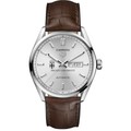 Brown Men's TAG Heuer Automatic Day/Date Carrera with Silver Dial - Image 2