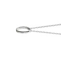 Virginia Tech Monica Rich Kosann "Carpe Diem" Poesy Ring Necklace in Silver - Image 3