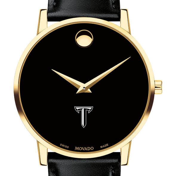 Troy Men's Movado Gold Museum Classic Leather - Image 1