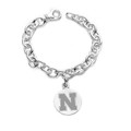 Nebraska Sterling Silver Charm Bracelet - Image 1