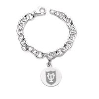 Tulane Sterling Silver Charm Bracelet