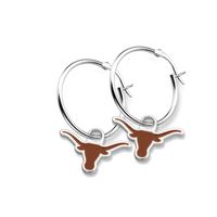 Texas Longhorns Sterling Silver Earrings