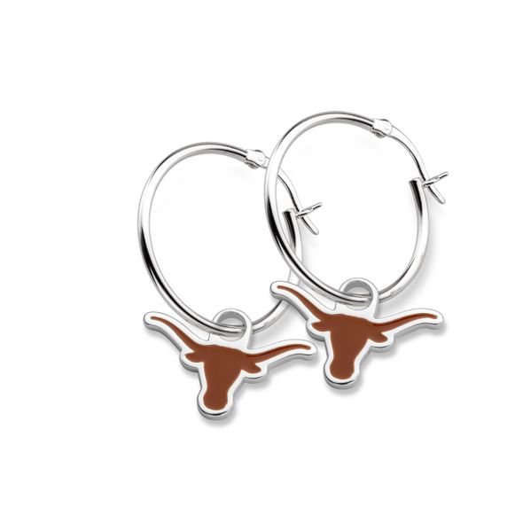 Texas Longhorns Sterling Silver Earrings - Image 1