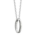 US Air Force Academy Monica Rich Kosann "Carpe Diem" Poesy Ring Necklace in Silver - Image 1