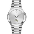 Georgia Tech Men's Movado Collection Stainless Steel Watch with Silver Dial - Image 2