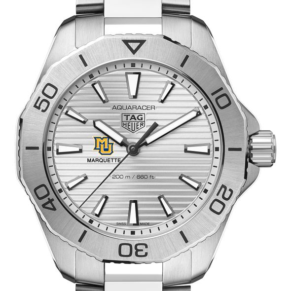 Marquette Men's TAG Heuer Steel Aquaracer with Silver Dial - Image 1