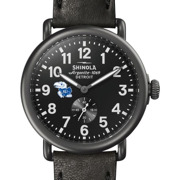 Kansas Shinola Watch, The Runwell 41mm Black Dial - Image 1