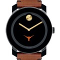 Texas Longhorns Men's Movado BOLD with Brown Leather Strap - Image 1