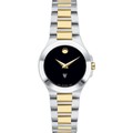 WashU Women's Movado Collection Two-Tone Watch with Black Dial - Image 2