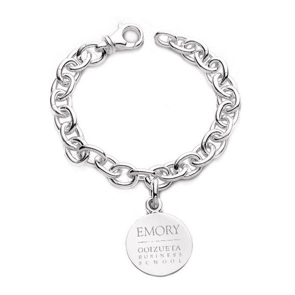 Emory Goizueta Sterling Silver Charm Bracelet - Image 1