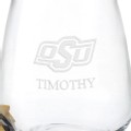 Oklahoma State University Stemless Wine Glasses - Set of 4 - Image 3